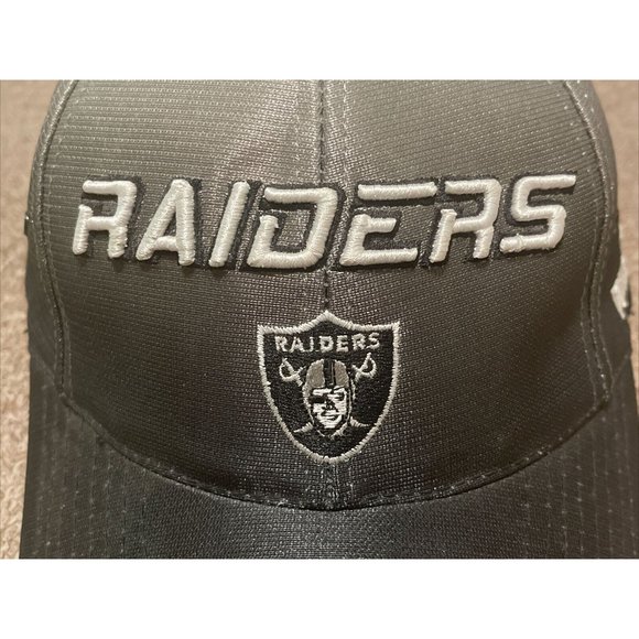 Vintage 90s Puma Oakland Vegas Raiders Team NFL Faded Authentic Pro-Line Hat Cap - Picture 7 of 8